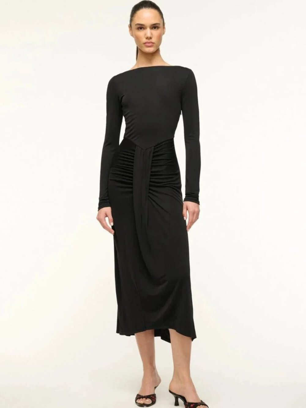 Staud Gres Long Sleeve Dress